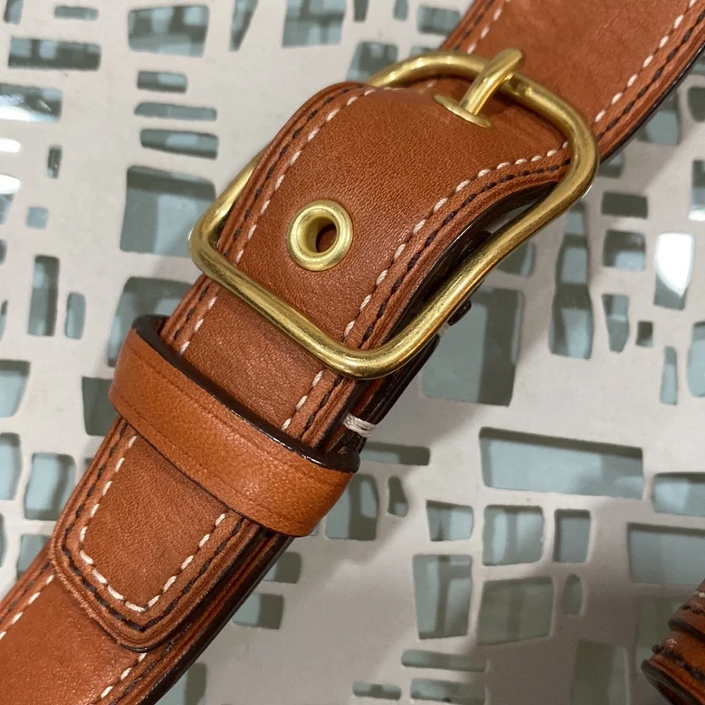 Coach leather shoulder Hampton bag - Picture 3 of 13